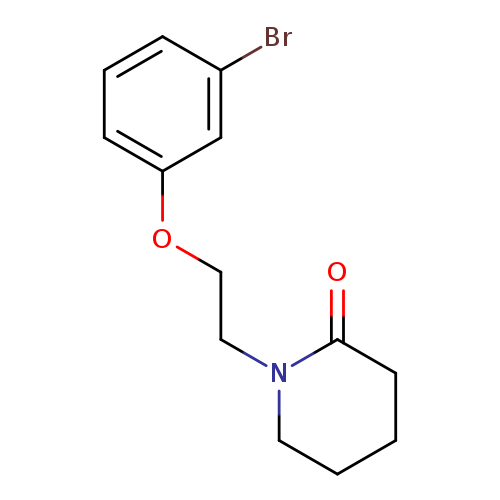 1-[2-(3-bromophenoxy)ethyl]piperidin-2-one