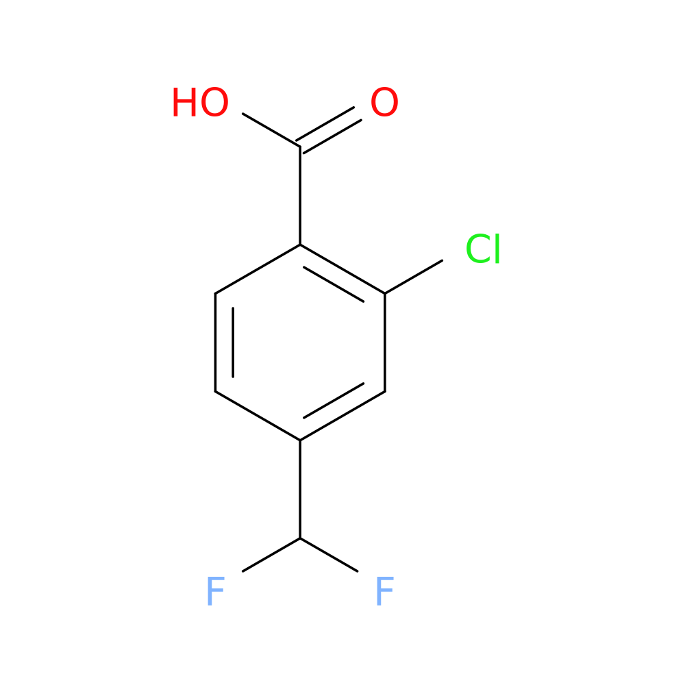 2-chloro-4-(difluoromethyl)benzoic acid