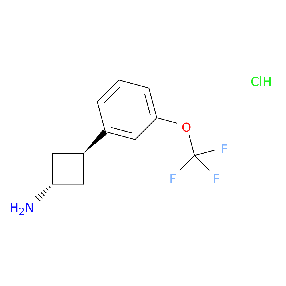 (1r,3r)-3-[3-(trifluoromethoxy)phenyl]cyclobutan-1-amine hydrochloride