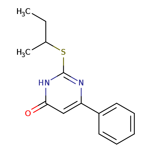 2-(butan-2-ylsulfanyl)-6-phenyl-3,4-dihydropyrimidin-4-one