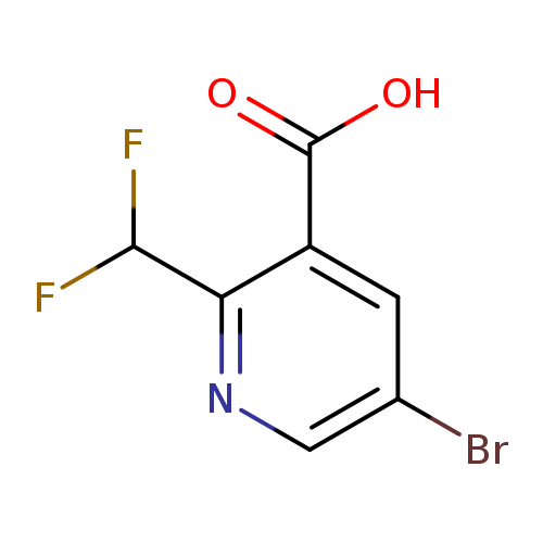 5-bromo-2-(difluoromethyl)pyridine-3-carboxylicacid