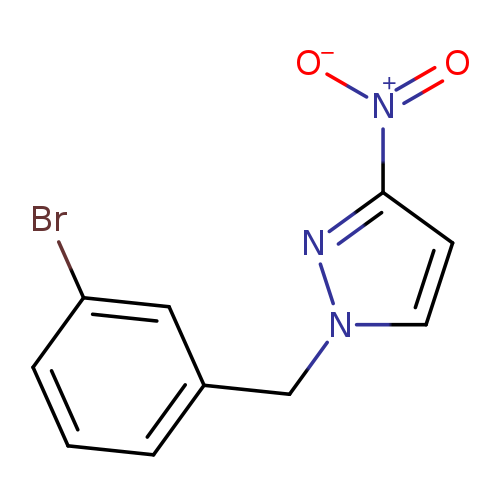 1-[(3-bromophenyl)methyl]-3-nitro-1H-pyrazole
