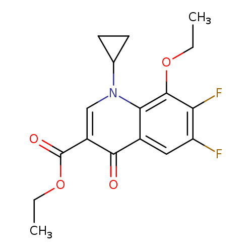 Ethyl 1-cyclopropyl-8-ethoxy-6,7-difluoro-4-oxo-1,4-dihydroquinoline-3-carboxylate