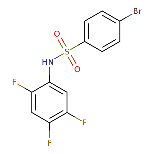 4-bromo-N-(2,4,5-trifluorophenyl)benzenesulfonamide