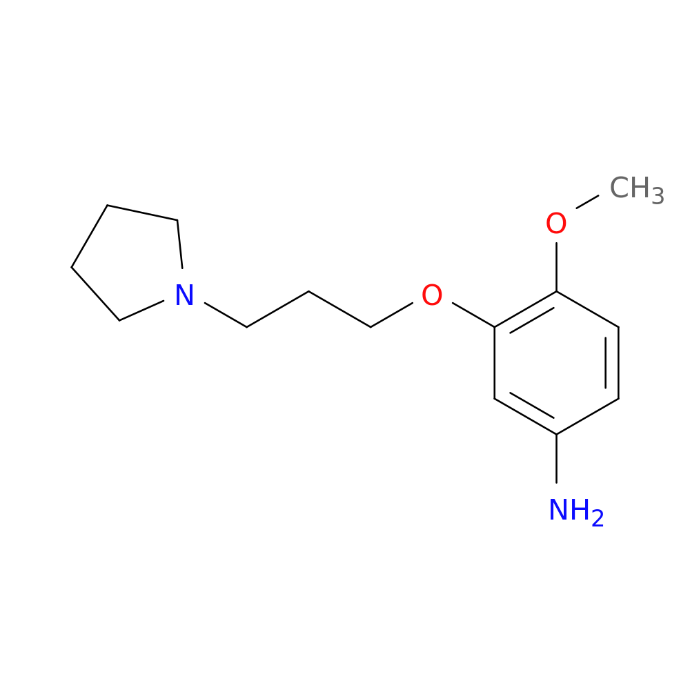 4-METHOXY-3-(3-(PYRROLIDIN-1-YL)PROPOXY)ANILINE