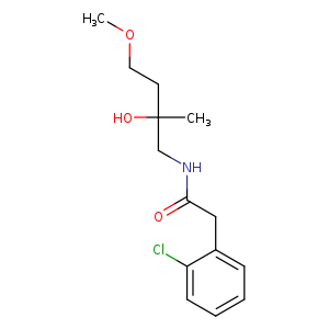 2-(2-chlorophenyl)-N-(2-hydroxy-4-methoxy-2-methylbutyl)acetamide