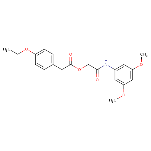 [(3,5-dimethoxyphenyl)carbamoyl]methyl 2-(4-ethoxyphenyl)acetate