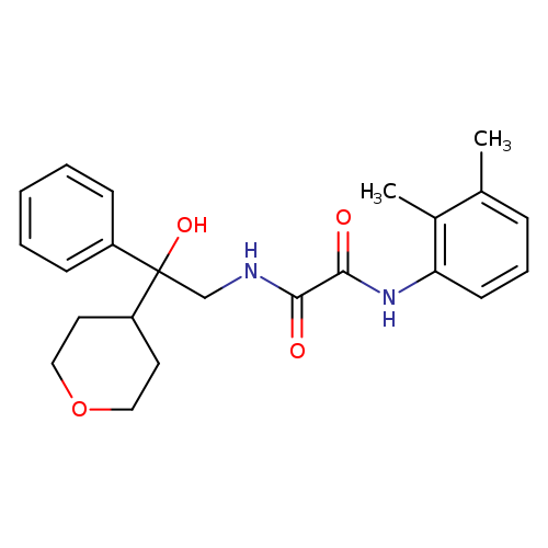 N-(2,3-dimethylphenyl)-N'-[2-hydroxy-2-(oxan-4-yl)-2-phenylethyl]ethanediamide