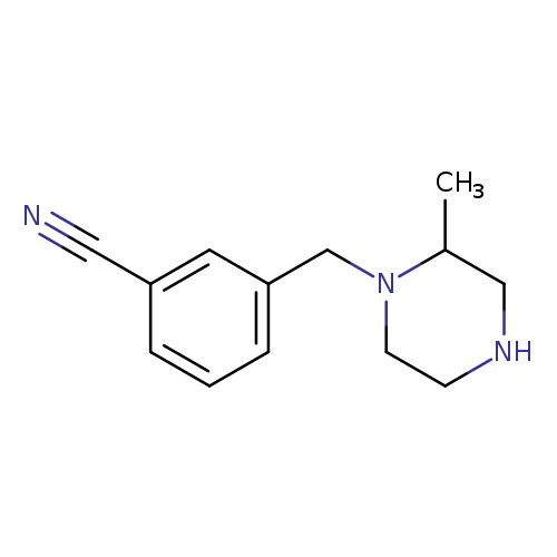 3-[(2-methylpiperazin-1-yl)methyl]benzonitrile