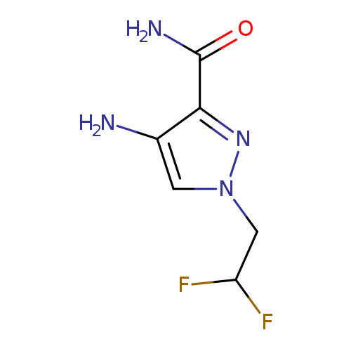 4-amino-1-(2,2-difluoroethyl)-1H-pyrazole-3-carboxamide
