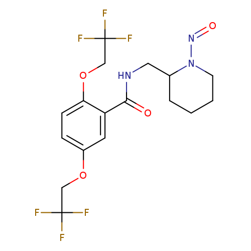 N-[(1-nitrosopiperidin-2-yl)methyl]-2,5-bis(2,2,2-trifluoroethoxy)benzamide