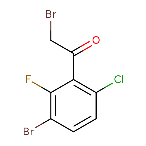 3-Bromo-6-chloro-2-fluorophenacyl bromide