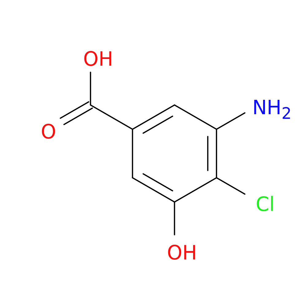3-amino-4-chloro-5-hydroxybenzoic acid