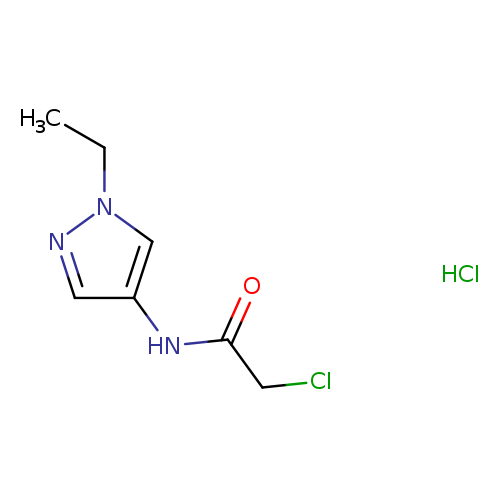 2-chloro-N-(1-ethyl-1H-pyrazol-4-yl)acetamidehydrochloride