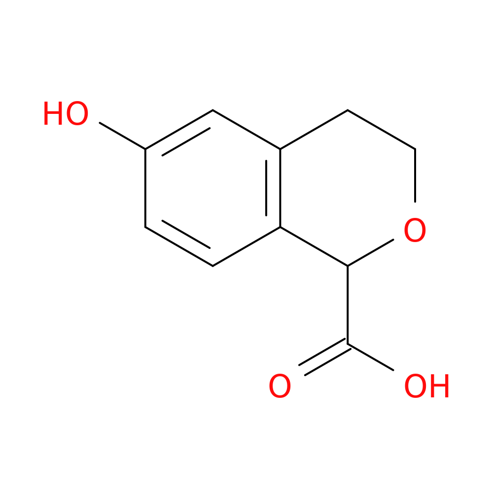 6-hydroxy-3,4-dihydro-1H-2-benzopyran-1-carboxylic acid