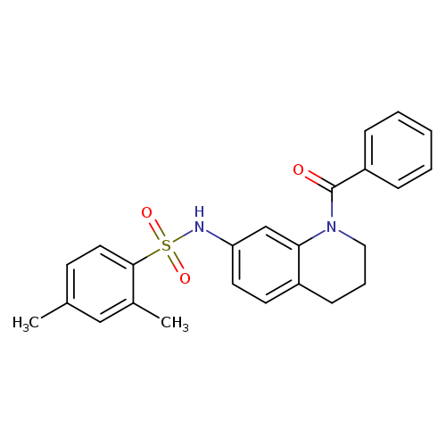 N-(1-benzoyl-1,2,3,4-tetrahydroquinolin-7-yl)-2,4-dimethylbenzene-1-sulfonamide