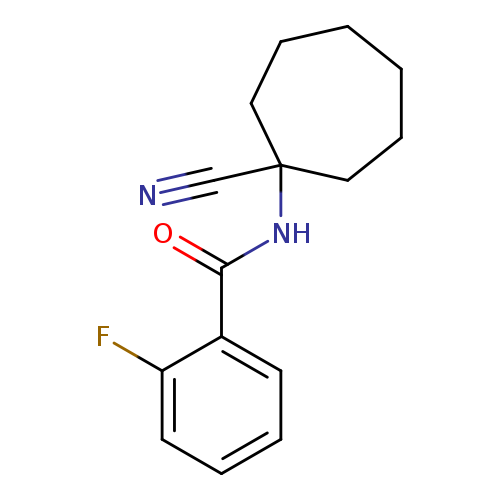 N-(1-CYANO-CYCLOHEPTYL)-2-FLUORO-BENZAMIDE