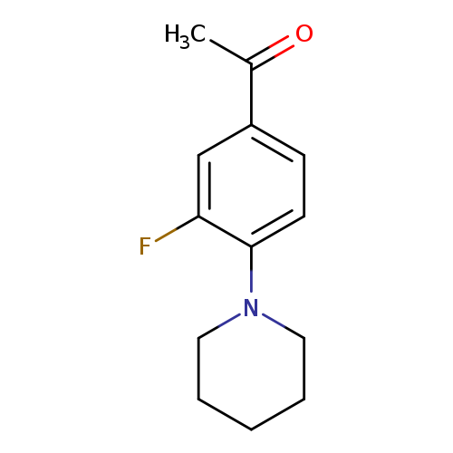 1-(3-Fluoro-4-piperidin-1-ylphenyl)ethanone