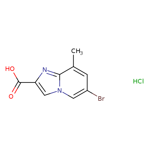 6-bromo-8-methylimidazo[1,2-a]pyridine-2-carboxylicacidhydrochloride