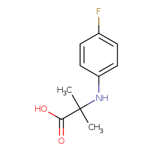 2-((4-Fluorophenyl)amino)-2-methylpropanoic acid