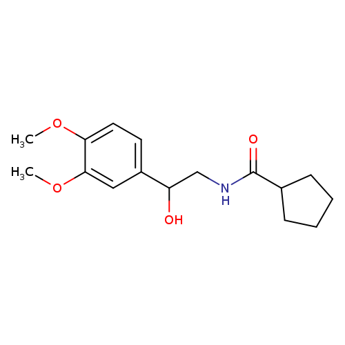 N-[2-(3,4-dimethoxyphenyl)-2-hydroxyethyl]cyclopentanecarboxamide