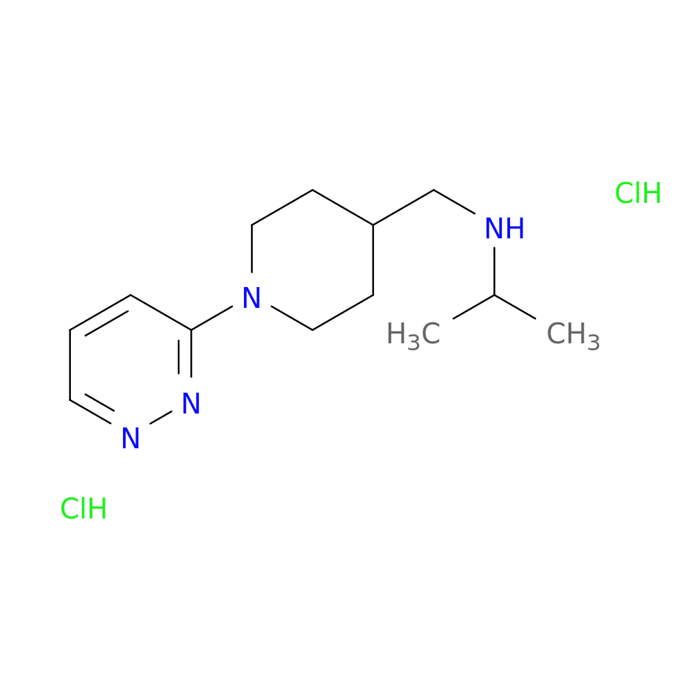 (propan-2-yl)({[1-(pyridazin-3-yl)piperidin-4-yl]methyl})amine dihydrochloride