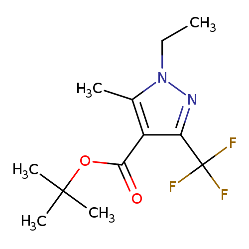 tert-butyl 1-ethyl-5-methyl-3-(trifluoromethyl)-1H-pyrazole-4-carboxylate