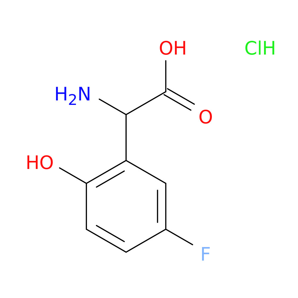 2-Amino-2-(5-fluoro-2-hydroxyphenyl)acetic acid hydrochloride