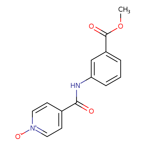 3-[[4-(Methyloxycarbonyl)phenyl]carbamoyl]pyridine 1-oxide