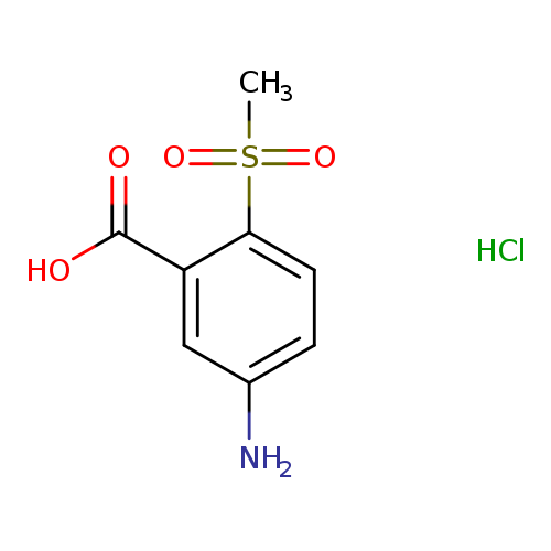 5-amino-2-methanesulfonylbenzoicacidhydrochloride