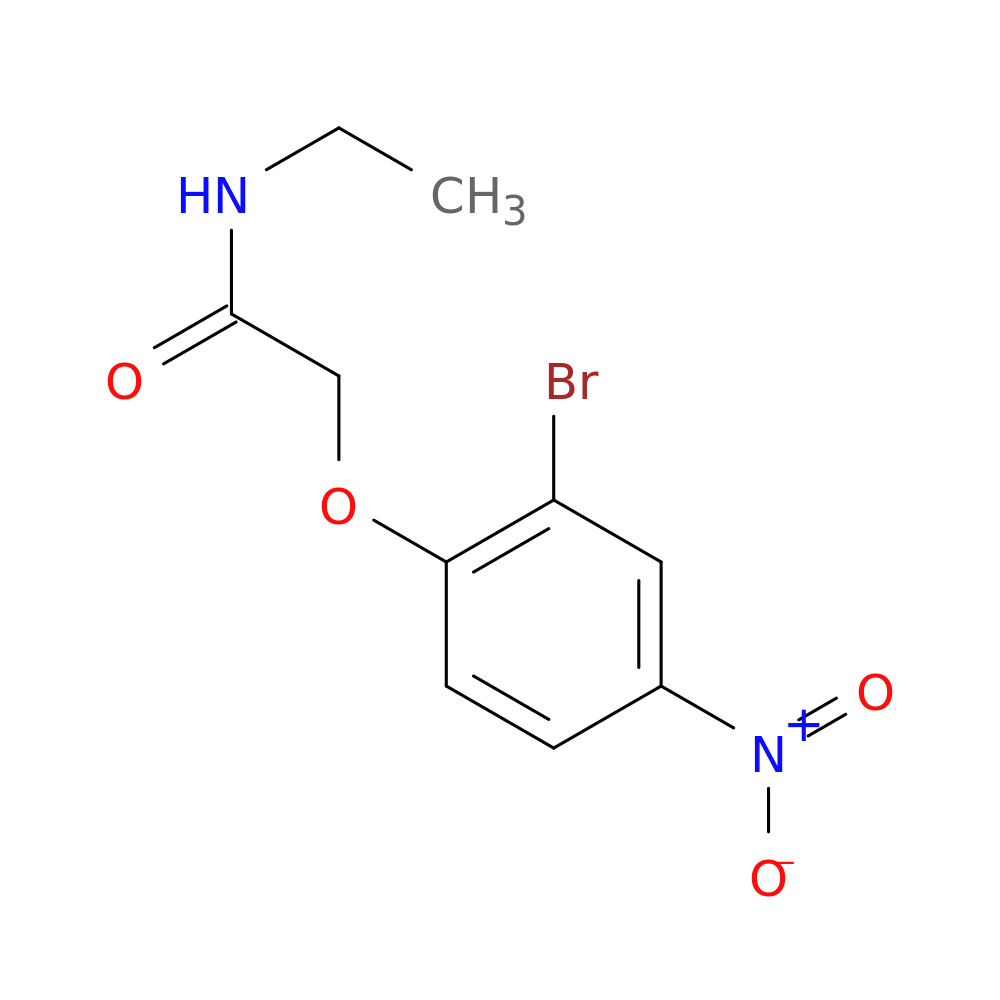2-(2-Bromo-4-nitrophenoxy)-N-ethylacetamide