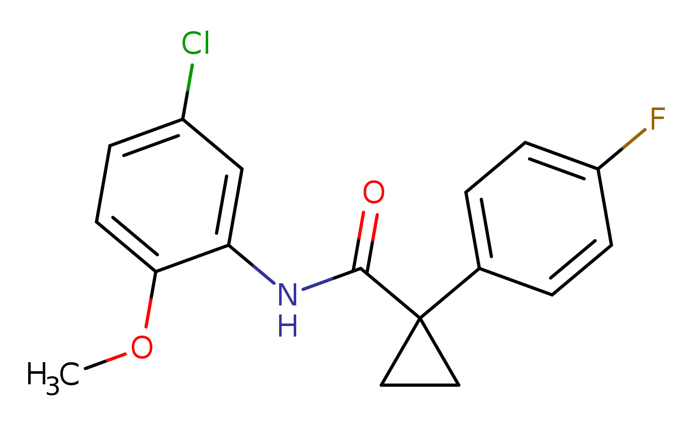 N-(5-chloro-2-methoxyphenyl)-1-(4-fluorophenyl)cyclopropane-1-carboxamide