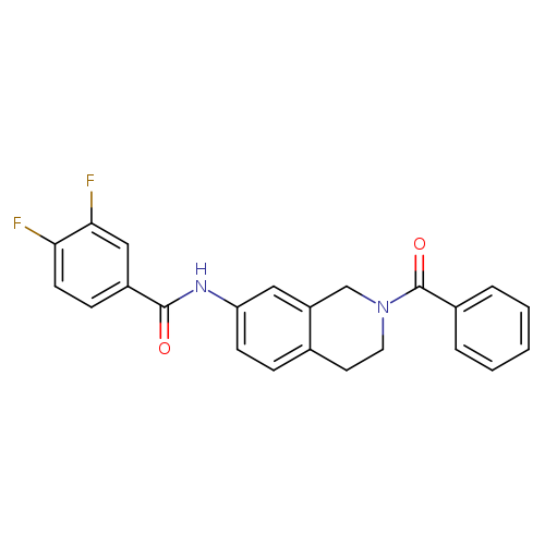 N-(2-benzoyl-1,2,3,4-tetrahydroisoquinolin-7-yl)-3,4-difluorobenzamide