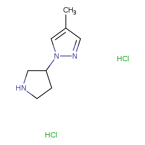 4-methyl-1-(pyrrolidin-3-yl)-1H-pyrazole dihydrochloride