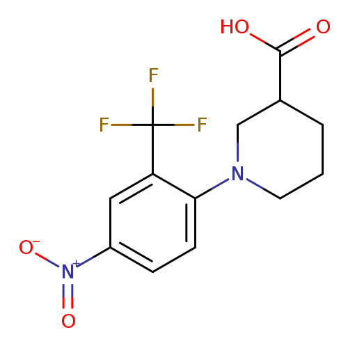 1-(4-Nitro-2-(trifluoromethyl)phenyl)piperidine-3-carboxylic acid