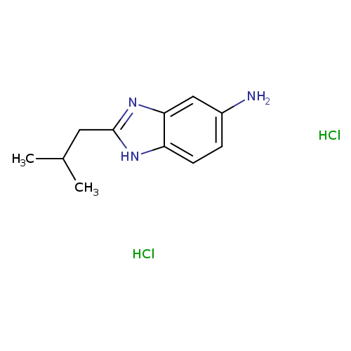 2-Isobutyl-1h-benzoimidazol-5-ylamine dihydrochloride