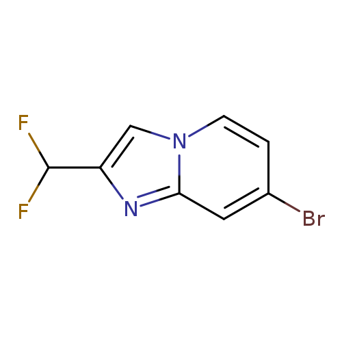 7-bromo-2-(difluoromethyl)imidazo[1,2-a]pyridine
