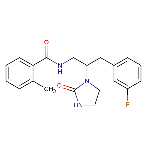 N-[3-(3-fluorophenyl)-2-(2-oxoimidazolidin-1-yl)propyl]-2-methylbenzamide