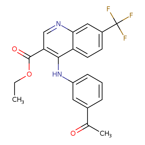 ethyl 4-[(3-acetylphenyl)amino]-7-(trifluoromethyl)quinoline-3-carboxylate