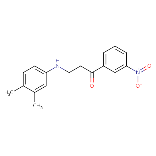 3-((3,4-Dimethylphenyl)amino)-1-(3-nitrophenyl)propan-1-one