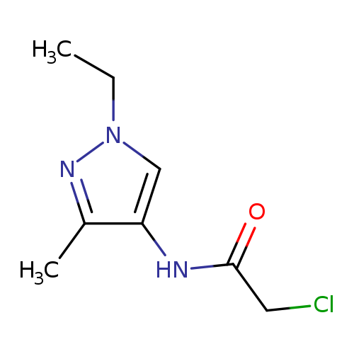 2-Chloro-n-(1-ethyl-3-methyl-1h-pyrazol-4-yl)acetamide