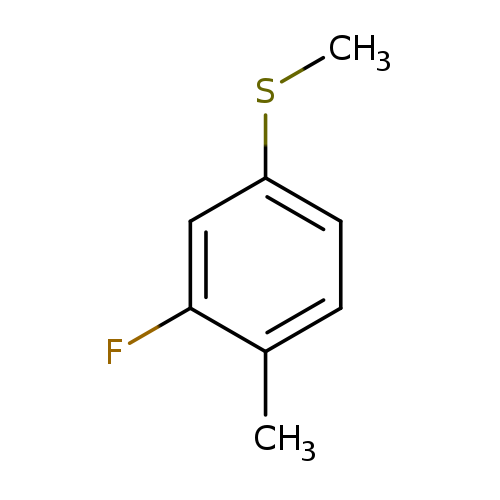 2-fluoro-1-methyl-4-(methylsulfanyl)benzene