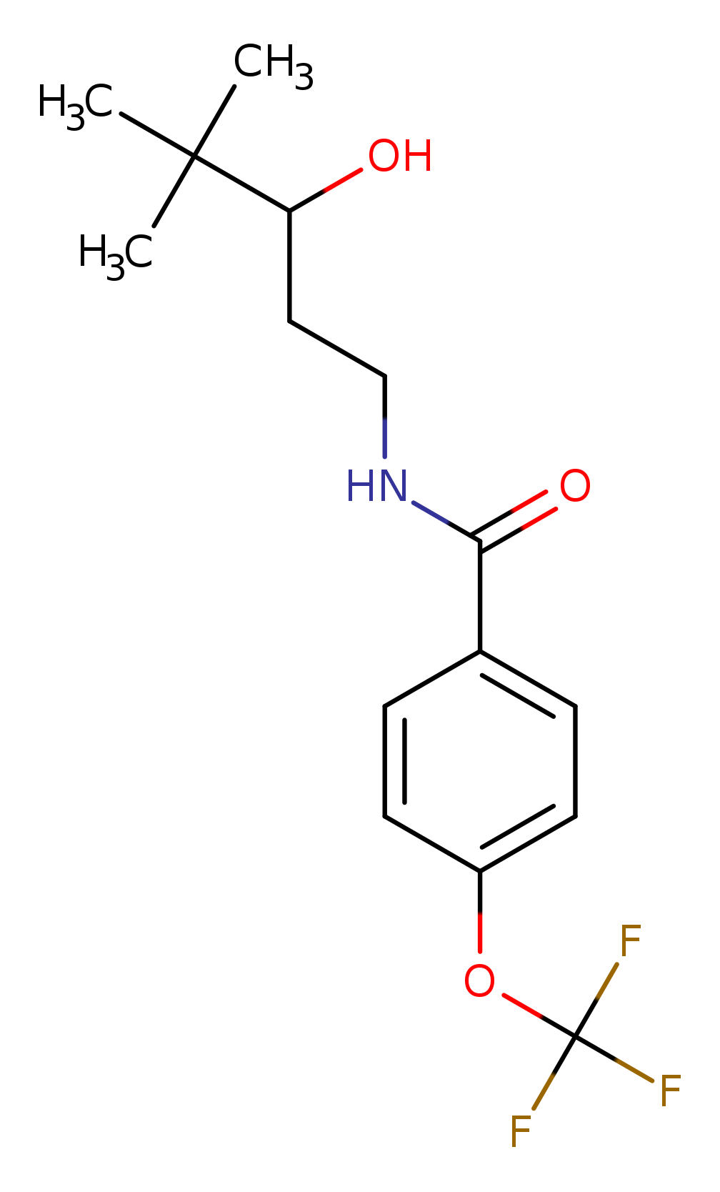 N-(3-hydroxy-4,4-dimethylpentyl)-4-(trifluoromethoxy)benzamide