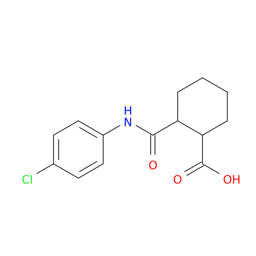 2-([(4-Chlorophenyl)amino]carbonyl)cyclohexanecarboxylic acid
