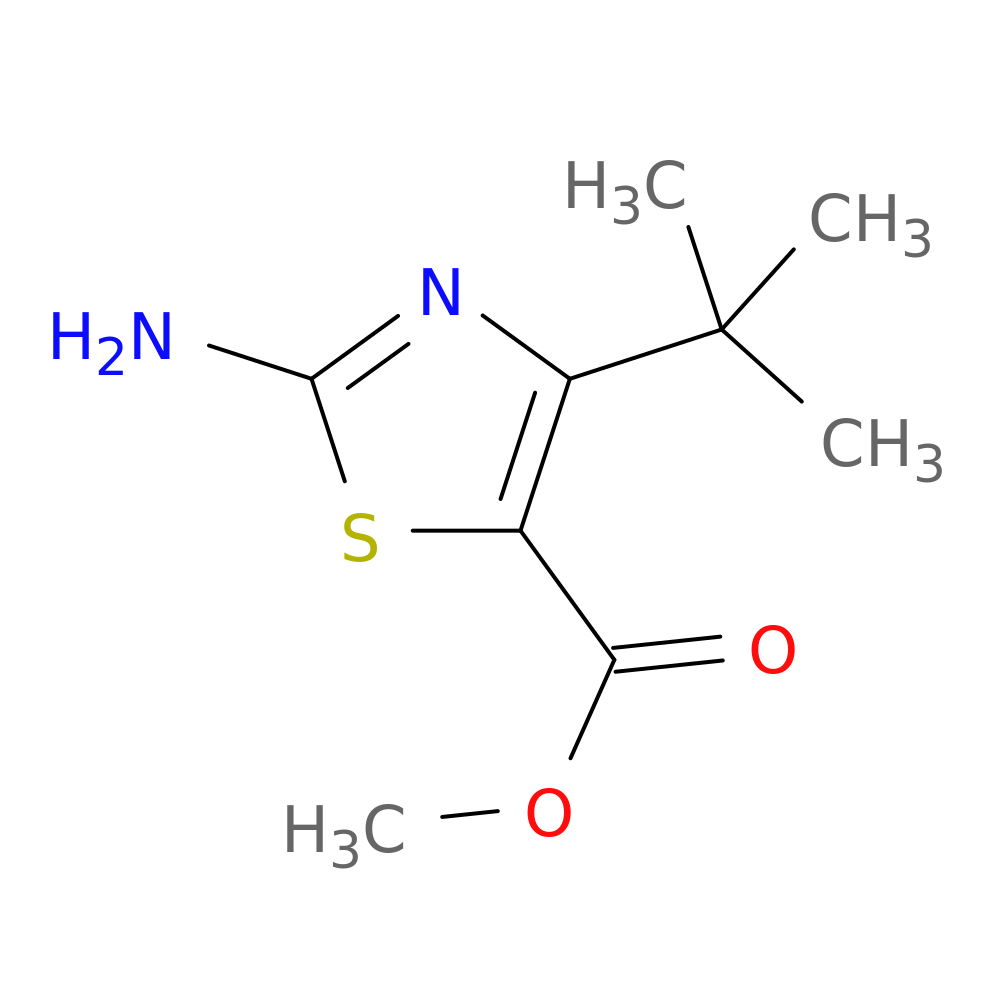 Methyl 2-amino-4-t-butylthiazole-5-carboxylate
