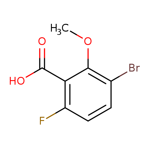 3-Bromo-6-fluoro-2-methoxybenzoic acid