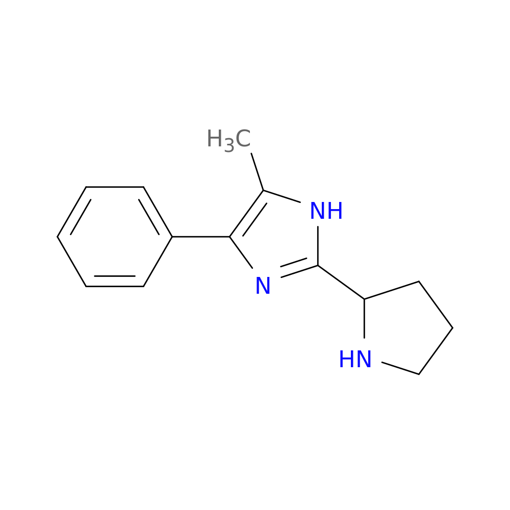 5-methyl-4-phenyl-2-(pyrrolidin-2-yl)-1H-imidazole
