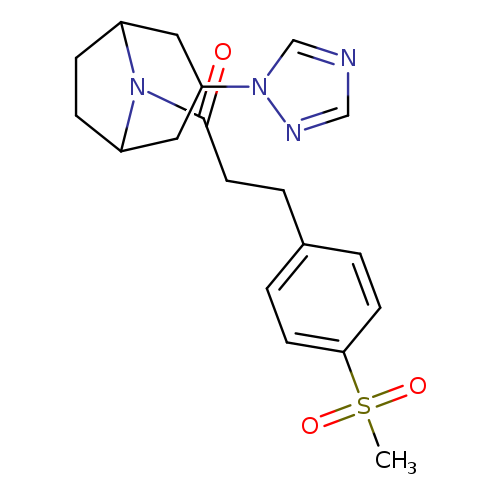 3-(4-methanesulfonylphenyl)-1-[3-(1H-1,2,4-triazol-1-yl)-8-azabicyclo[3.2.1]octan-8-yl]propan-1-one