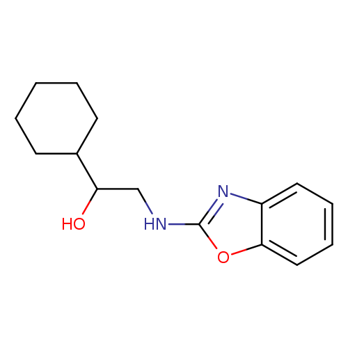 2-[(1,3-benzoxazol-2-yl)amino]-1-cyclohexylethan-1-ol