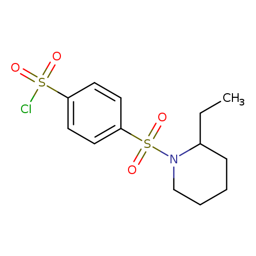 4-[(2-Ethylpiperidin-1-yl)sulfonyl]benzenesulfonyl chloride
